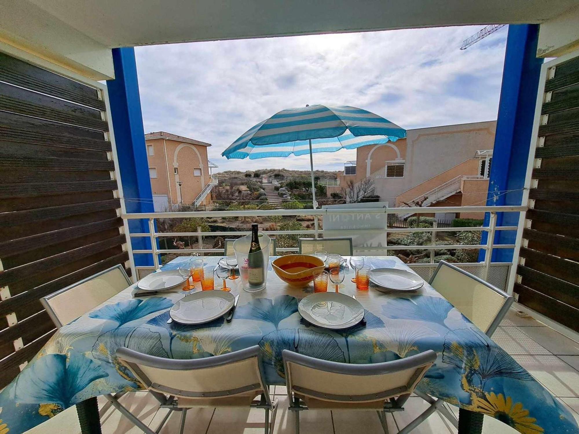 2 Pieces Avec Terrasse, Parking Et Acces Direct A La A - Fr-1-326-816 Marseillan (Herault)